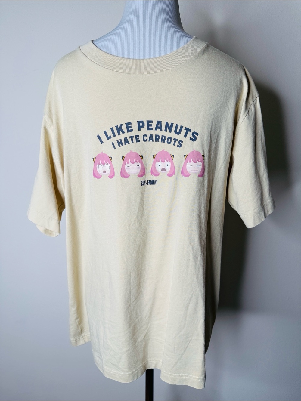 Uniqlo + Spy x Family Tan Tee Featuring Anya Forger